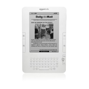 Photo courtesy of Amazon.com The Kindle e-book reader sells for US$259 on Amazon.com