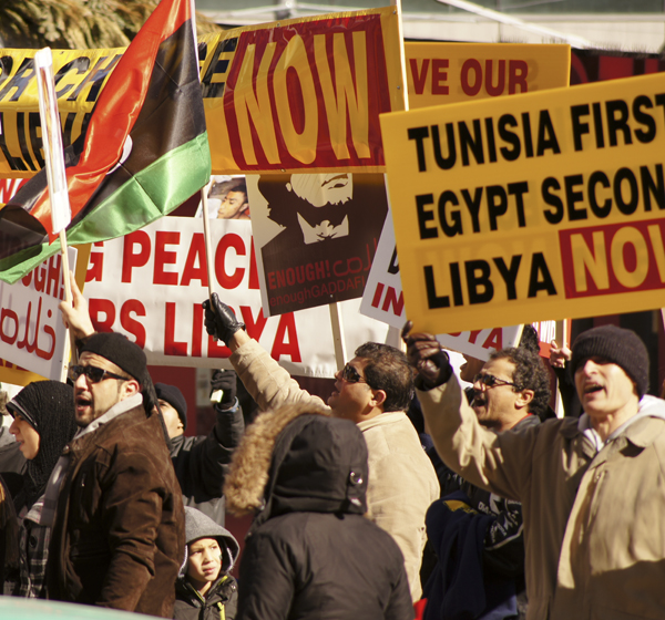 Libyan uprising draws Toronto protests. Posted on 02.