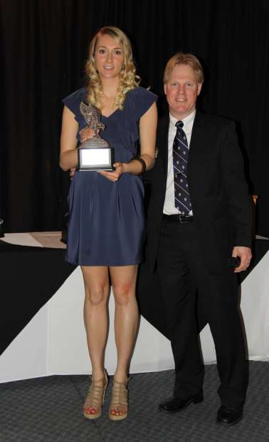 PHOTO VICKY SIEMON // Landis Doyle was not only Humber's athlete of the year but also the 2011 CCAA athlete of the year across all sports.
