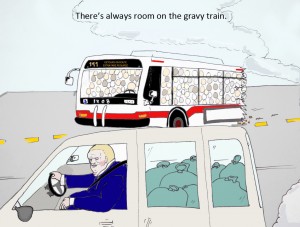Ride the gravy train
