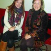 PHOTO BY SARAH REA // Program coordinator, Kelly Gluck and 4th year interior design student, Laura Funk, 25, pose together after discussing details on the Design Dilemma Day.