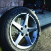 PHOTO BY NICHOLAS CAMILLERI // Winter tires like this out-perform all season tires, as they attain better grip the lower the temperature gets.