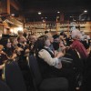 PHOTO BY: KOLLIN LORE Wide shot of crowd playing ukulele together.
