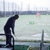 B-Golf4: Golfer getting some winter practice at Launch indoor driving ranger. PHOTO BY