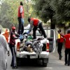 Red Cross volunteers collect victims’ bodies after the Jan. 20 bombing. PHOTO COURTESY OF NIGERIAN RED CROSS