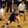 PHOTO BY: JESS RAYMOND                           Hawks left-side Aleks Inveiss had one kill in the game.