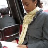 Humber grad Julie Wilson writes short pieces of fiction based on her observations of people reading in public, usually on transit. PHOTO BY SHARON TINDYEBWA