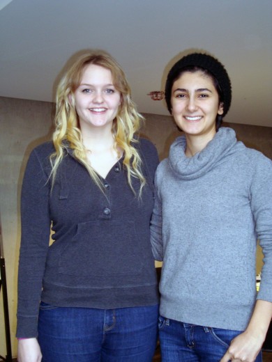 Courtesy Fallon Burns Vice president Rebecca Battersby (left) and president Zarene Sepehripour invite women and men to new club this January.