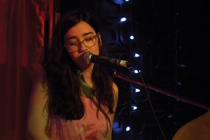 Emma Hewson, performing a solo set at The Central in Mirvish Village, Friday January 24th, 2014. Photo by Nick Jean