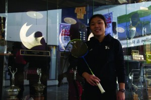 Tracy Wong was half of the team that won a CCAA silver medal in mixed doubles badminton.