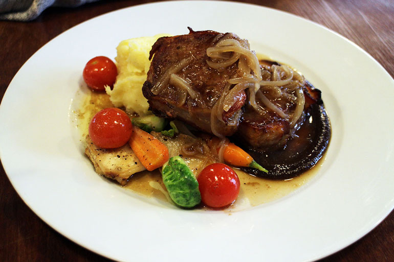 One of the special items customers are treated to at the Bistro.