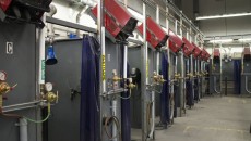 Welding spaces for students currently at Humber College.