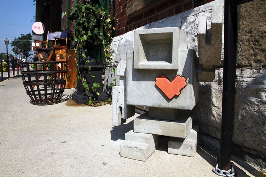 Del Degan’s Lovebots can be found across the streets of Toronto (Alex Guibord)